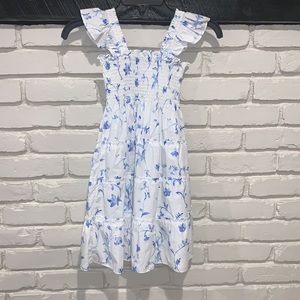 Hill House Girls size 7/8Y Blue Botanical tiny Ellie